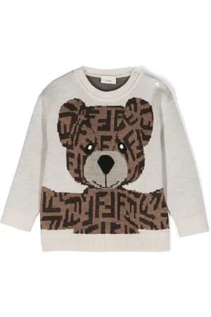 Fendi Teddy Bear monogram-print jumper