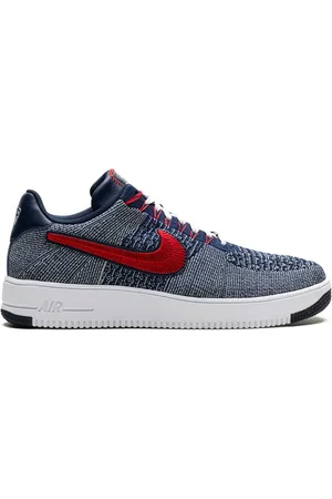 Nike Air Force 1 Ultra Flyknit Low "Patriots Robert Kraft Wolf Grey" sneakers