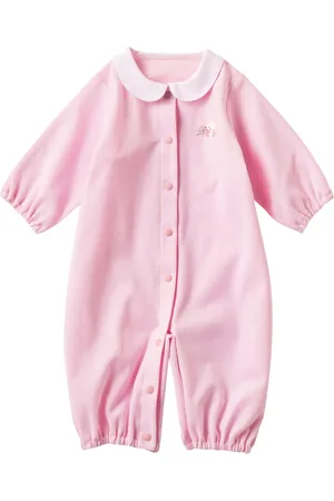 Familiar Embroidered-motif cotton romper