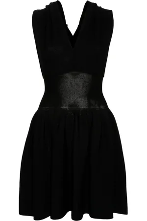 Iceberg Logo-embossed detail knitted dress