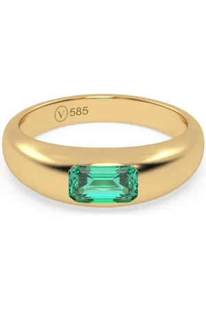 VEYNOU 14kt yellow Eden Oasis emerald ring