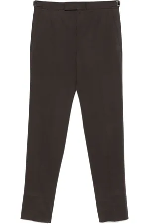 Ermenegildo Zegna Gabardine-weave trousers