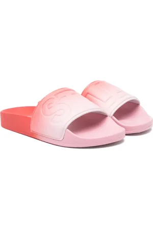Stella McCartney Logo-embossed ombr??-effect slides