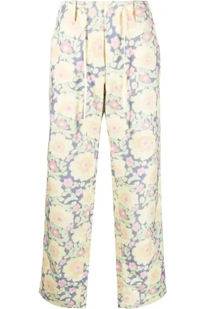 Jacquemus Floral-print straight-leg trousers