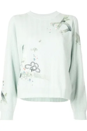 SHIATZY CHEN Embroidered crew-neck jumper