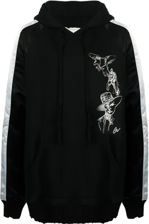 GREG LAUREN Souvenir embroidered hoodie