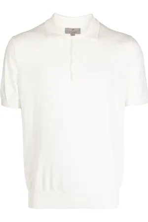 CANALI Short-sleeve cotton polo shirt