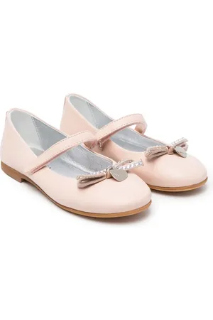 MONNALISA Bow-detail ballerina shoes