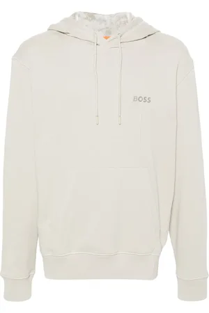 HUGO BOSS Logo-embroidered hoodie