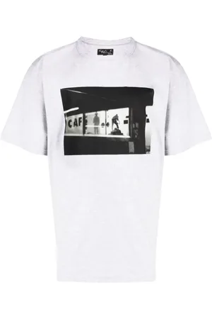AGNÈS B. Photograph-print crew-neck T-shirt