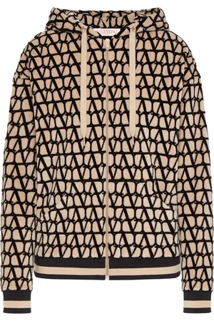 VALENTINO GARAVANI Toile Iconographe zip-up hoodie