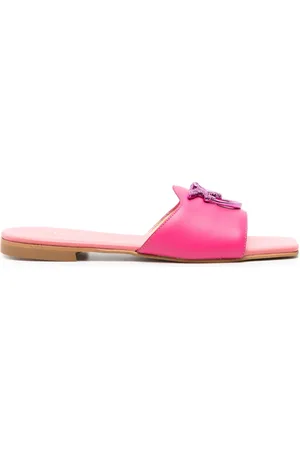 Pinko Marli 01 leather slides