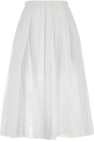 Jil Sander A-line pleated skirt