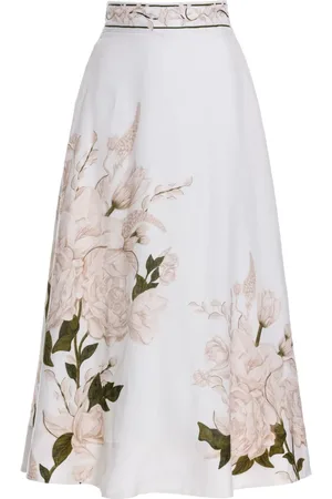 Agua by Agua Bendita Bergamota Gardenia midi skirt