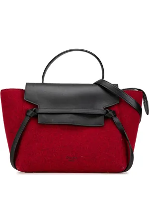 Céline 2016 Mini Felt and Calfskin Belt satchel