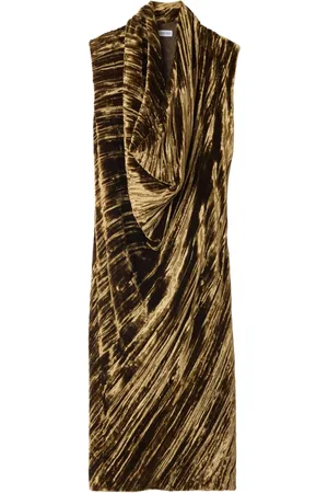 Burberry Velvet midi dress