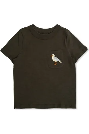 Mini Rodini Embroidered-detail T-shirt