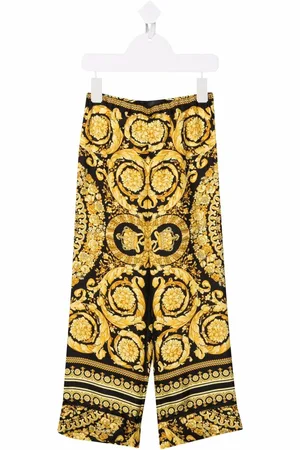 VERSACE Barocco Kids-print trousers