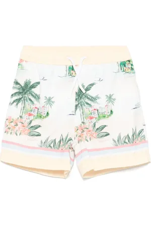PATACHOU Landscape-print swimshorts