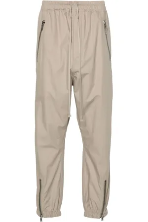 Rick Owens Tecuatl drop-crotch track pants