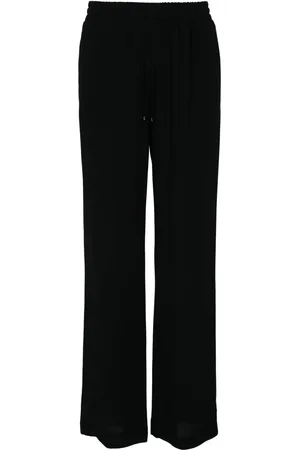 Dondup Marisol georgette straight trousers