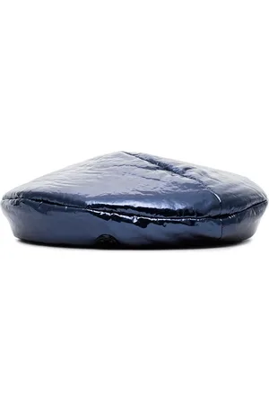 Le Mont St Michel Metallic New Billy varnished leather hat