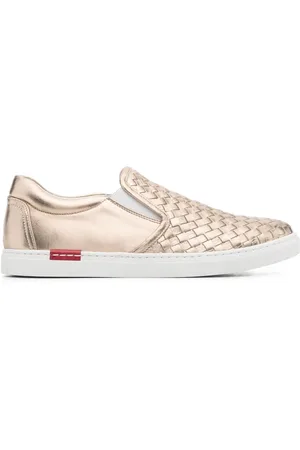 Scarosso Gabriella woven leather sneakers