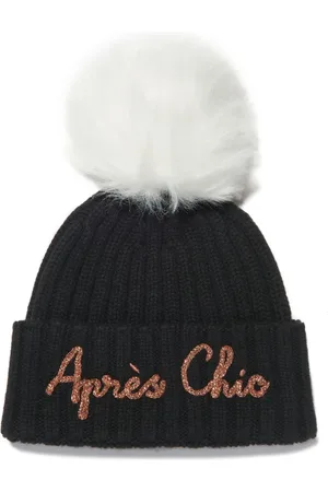 MC2 SAINT BARTH Pompom-detail ribbed beanie