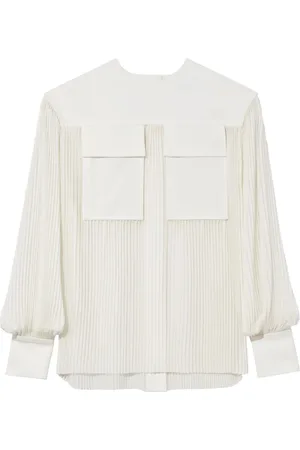Proenza Schouler Sheer pleated blouse