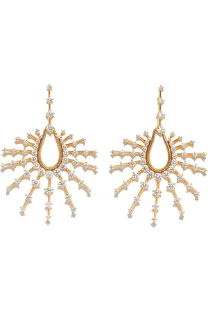 Fernando Jorge 18kt yellow Brilliant Clarity diamond drop earrings