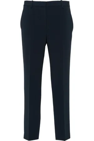 THEORY Treeca slim cropped trousers