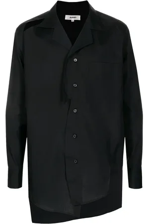 Sulvam Slit-detail button-up shirt