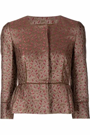 VALENTINO GARAVANI 2000s brocade pattern jacket