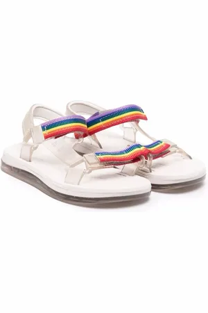 Melissa Papete + Rider I striped sandals