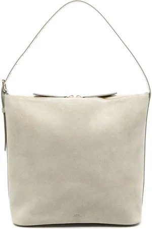 A.P.C. Zip-fastening suede shoulder bag