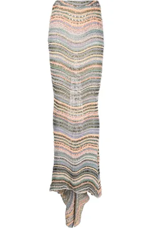 Vitelli Swirl-print maxi skirt