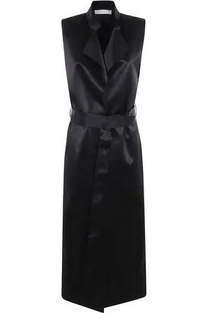 Serafini Satin sleeveless dress