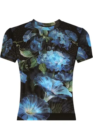Dolce & Gabbana Floral-print sheer top