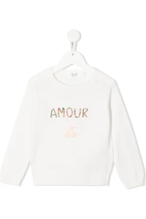 BONPOINT 3D logo cotton sweatshirt