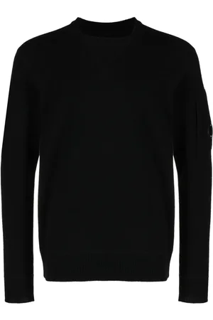 C.P. Company Lens-detail crew-neck jumper