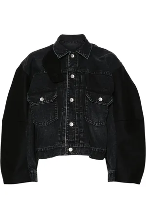 SACAI Panelled denim jacket