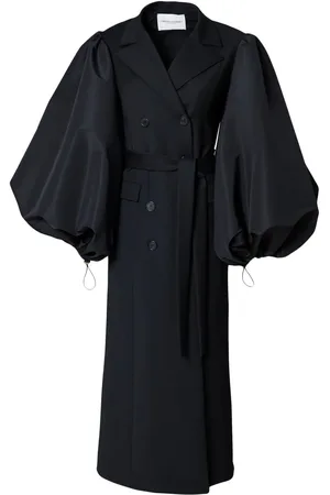 Carolina Herrera Double-breasted oversize-sleeved coat