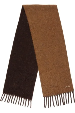 Bally Logo-embroidered scarf