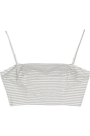 Staud Federico striped crop top