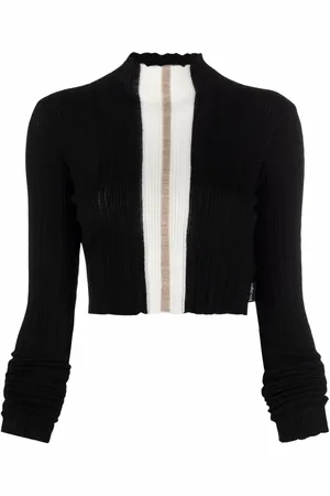 Palm Angels Mock-neck cropped jumper