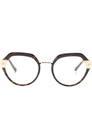 Kaleos Ball 3 tortoiseshell round glasses