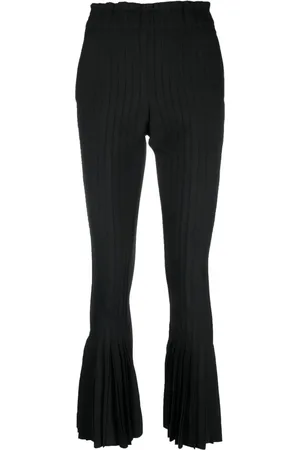 SACAI Pleated flared trousers