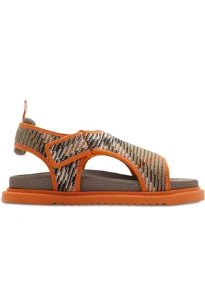 Burberry Check-print kKnitted sandals