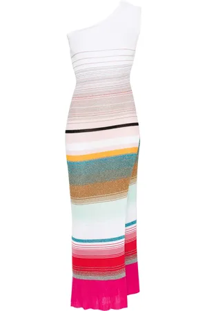 Missoni One-shoulder knitted maxi dress