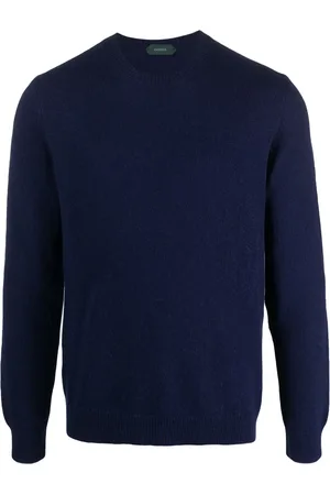 ZANONE Crew-neck alpaca-blend jumper